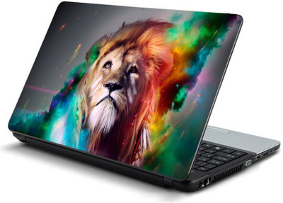 

Pixelz Colorfull Lion Art Vinyl (Matte) Laptop Decal 15.6
