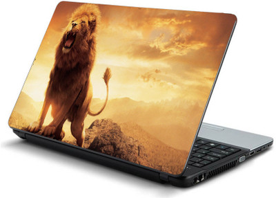Pixelz Bold Lion Design Vinyl (Matte) Laptop Decal 15.6