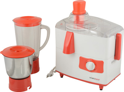 

Brightflame Cherry 450 W Juicer Mixer Grinder(Red, 2 Jars)