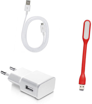 DAKRON Wall Charger Accessory Combo for Honor Holly 3 Plus(White)