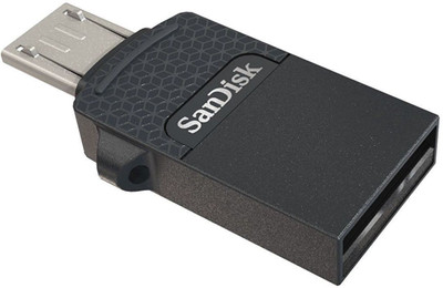 

SanDisk Dual OTG Pendrive USB Flash Drive SDD1-016G-I35 16 GB Pen Drive(Black)