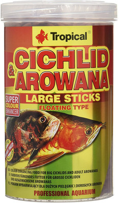 

Tropical Cichlid & Arowana Large Sticks 300g 1000 ml Dry Fish Food
