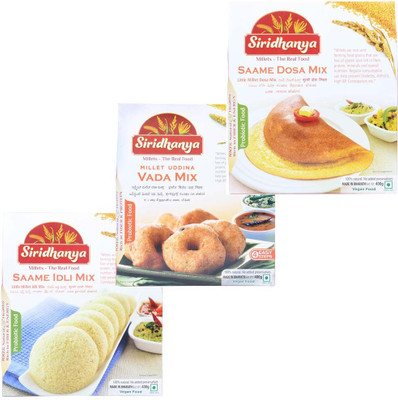 

siridhanya SAAME IDLI DOSA VADA 400 g(Pack of 3)