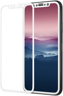 GADGETSMORE Edge To Edge Tempered Glass for Apple iPhone X(Pack of 1)