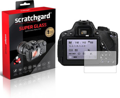 Scratchgard Screen Guard for Canon EOS 200D Camera, Super Glass(Pack of 1)