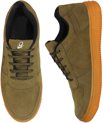 MOU Airforce Suede Sneakers Sneakers For Men(Green