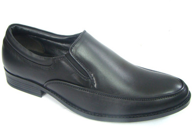 

ASM Men's Pure Leather Slip On Shoes Slip On For Men(Black