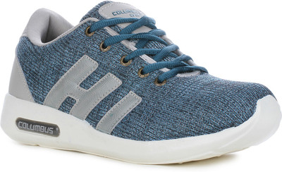 

Columbus TB-331 Running Shoes For Men(Grey, Blue, Green