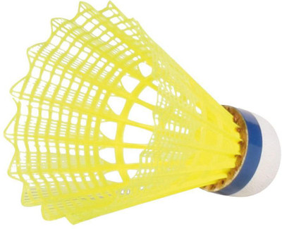 

Prime Sports Sania Pack of 10 Durable Plastic Shuttle - Speed 65 - Ideal for Recreational Play Plastic Shuttle - Yellow(Medium, 77, Pack of 10)