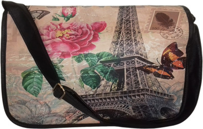 

KIDOZ KINGDOM Boys & Girls Casual Black Leatherette Sling Bag