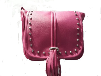 

SAHAL FASHION Women Casual Pink PU Sling Bag
