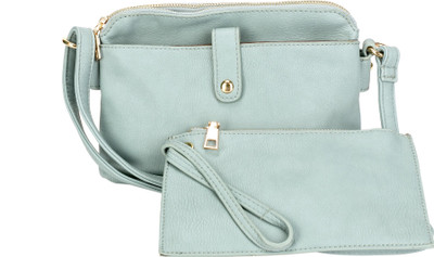 

Daks Women Casual Blue PU Sling Bag