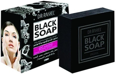

Dr. Rashel Black Soap with Whitening Complex Collagen Charcoal for Pore Refining Oil Control Whitening Acne Anti-Aging(100 g)