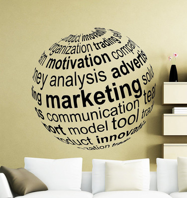 marvellous 60 cm m_marketing Self Adhesive Sticker(Pack of 1)