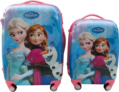 

Cloud9JP GIRLS FAMOUS DOLL CHARACTER PRINTED KIDS TROLLY BAG SET OF 2 { INCH AND 18 INCH}…Pink COLOR Expandable Cabin Luggage -  inch(Pink