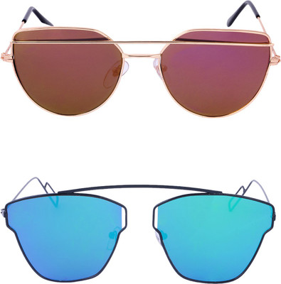 Amour-Propre Cat-eye, Cat-eye Sunglasses(Multicolor) Amour-Propre Cat-eye, Cat-eye Sunglasses(Multicolor)