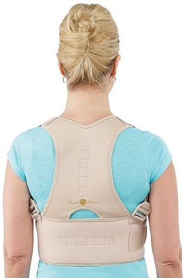 

Perfect shopo The Amazing Back Support Belt that Aligns Your Spine, Posture Corrector Brace -  Back & Abdomen Support (, Cream, Beige