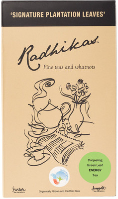 

Radhikas Fine Teas and Whatnots Darjeeling Green Leaf ENERGY Tea Green Tea Box(100 g)