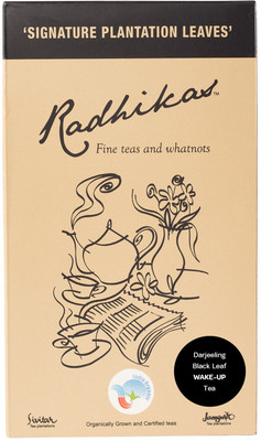 

Radhikas Fine Teas and Whatnots Darjeeling Black Leaf WAKE-UP Tea Black Tea Box(100 g)
