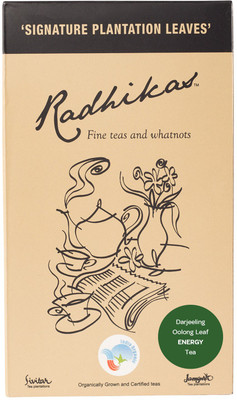 

Radhikas Fine Teas and Whatnots Darjeeling Oolong Leaf ENERGY Tea Oolong Tea Box(100 g)