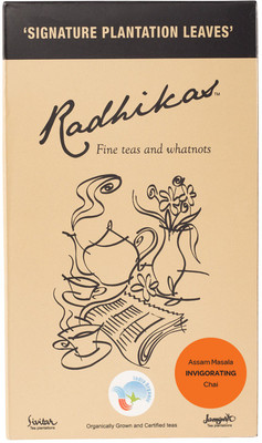

Radhikas Fine Teas and Whatnots Assam Masala INVIGORATING Chai Spices Masala Tea Box(100 g)