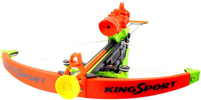 

Kiditos Shooting Crossbow Infrared Set with Suction Dart, Target Board, Real Crossbow Set(Multicolor)