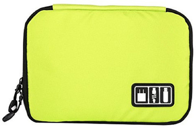 

Jern Electronic Organizer Gadget Travel Bag USB Earphone Case Digital Organization Waterproof Multifunction Cable Storage Bag (Green)(Green)