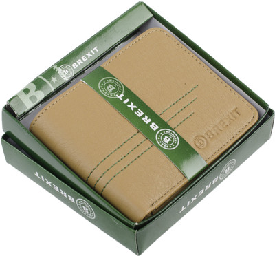 

Brexit Men Tan Artificial Leather Wallet(3 Card Slots)