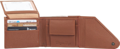 

Designer Bugs Men Tan Artificial Leather Wallet(3 Card Slots)