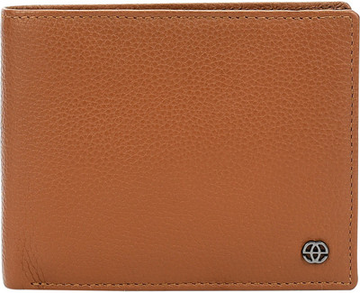 

Eske Men Brown Genuine Leather Wallet(8 Card Slots), Tan