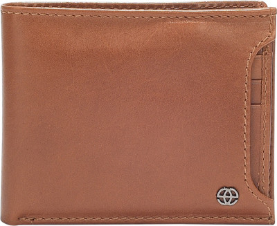 

Eske Men Tan Genuine Leather Wallet(6 Card Slots), Brown