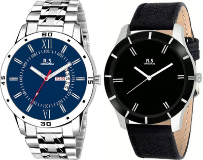 

R S Original RSO-3097 DAY AND DATE BLUE WATCH FOR MEN Watch - For Men
