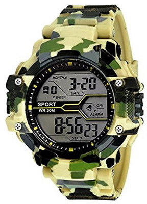 

Dolphin Multicolour Dial Army Strap Digital Sport Watch for Boys & Men's. Watch - For Boys