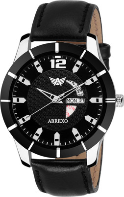 

Abrexo Abx0155-BK Gents Exclusive Senile Modify Design Day and date functioning Watch - For Men