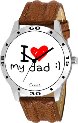 

Excel Brown Strap I love my dal Watch for Mens & Boys Watch - For Boys
