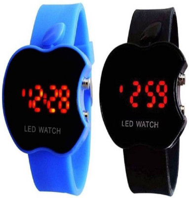 

Swan Digital Black Dial Apple Shape Combo Watch For Boys & Girls Watch - For Boys & Girls