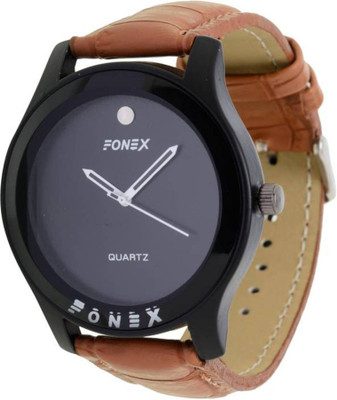 

FONEX BGD Half Leather Strap And Half Jeans Strap Watch - For Men