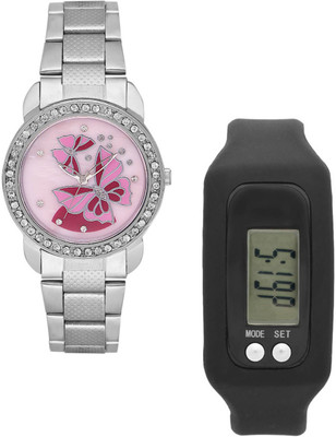 

FLUID FDFFL-142-IPS-PK01 With Digital Band Watch - For Women