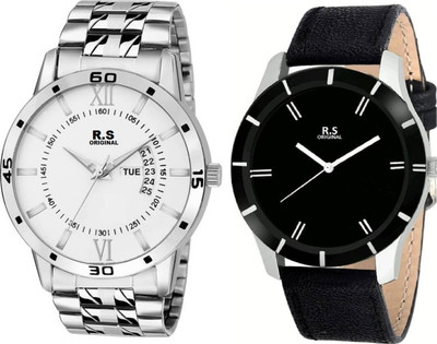 

R S Original RSO-3098 DAY AND DATE WHITE WATCH FOR MEN Watch - For Men