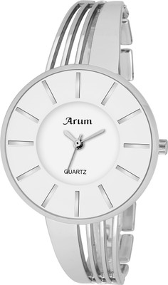 

Arum ASWW-031 Silver Round Dial Stainless Steel Strap Watch - For Women