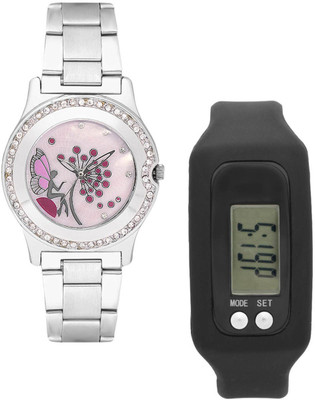 

FLUID FDFFL-144-IPS-PK01 With Digital Band Watch - For Women