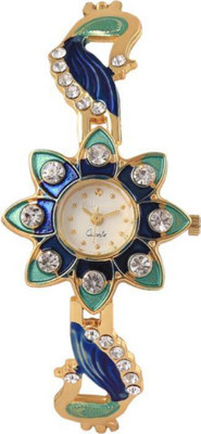 

Miss Perfect Designer Modal X_White Dial Bengal (green-Red) Types Belt Women Watch - For Girls and women Watch - For Boys