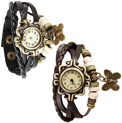 

Vitoria VTR_Blk-Blu-Btrfly_W-Wtch_2cmbo Watch - For Women