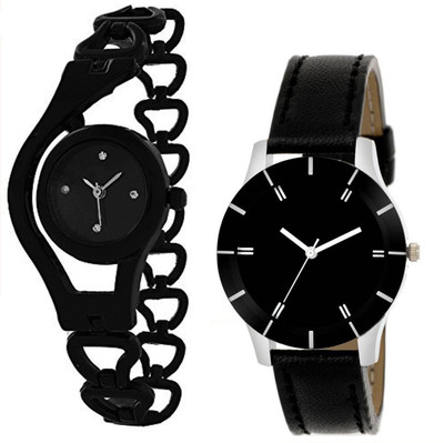 

Vitoria VTR_01-Blk-Chn_02-blk-Stp_W-Wtch_2cmbo Watch - For Women