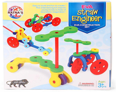 

Ratnas EVA STRAW ENGINEER (VEHICLE MAKING KIT FOR KIDS)