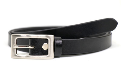 

Tops Women Black Genuine Leather Belt