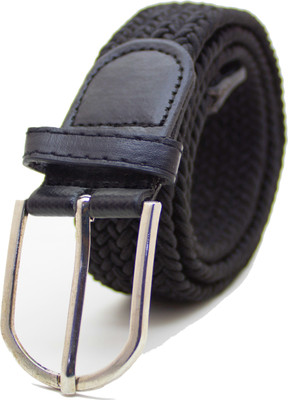 

Bageera Men & Women Blue Fabric Belt, Black