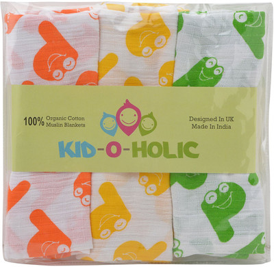 

ShopperBay Text Print  Swadding Baby Blanket(Cotton, Multicolor