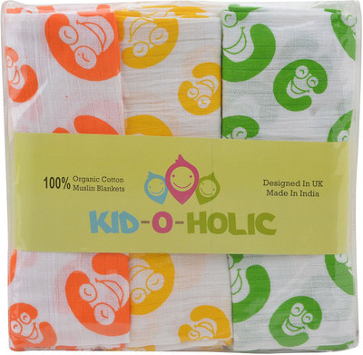 

ShopperBay Text Print  Swadding Baby Blanket(Cotton, Multicolor