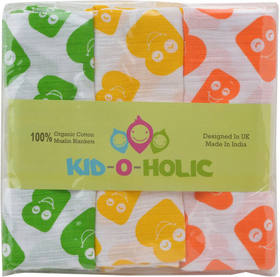 

ShopperBay Text Print  Swadding Baby Blanket(Cotton, Multicolor
